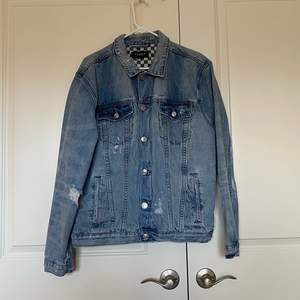 Men’s PacSun Denim Jacket with Light Distress